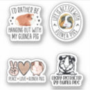 Search for funny pig stickers Guinea pig lover