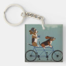 Search for tandem bicycle key rings Steampunk dogs fabfunky