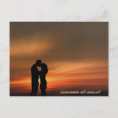 Search for romantic couples postcards Silhouette
