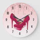 Search for pink drip clocks Elegant