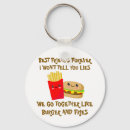Search for burger and fries key rings Cute