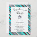 Search for aqua graduation invitations Stylish