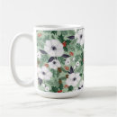 Search for red and white flowers mugs Modern