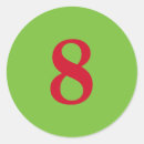 Search for green stickers Classic round