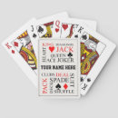 Search for unusual playing cards For him