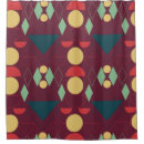 Search for retro atomic pattern shower curtains 1960s