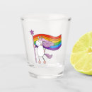 Search for unicorn shot glasses Rainbow