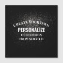 Search for square thank you cards Black