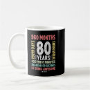 Search for 80th birthday mugs Vintage