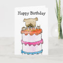 Search for big dog birthday cards Brown