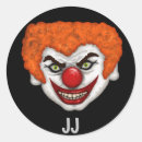 Search for clown face stickers Clowns