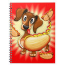 Search for cute food notebooks Hot dog