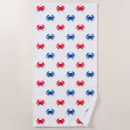 Search for red white blue beach towels Pattern