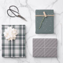 Search for coordinating wrapping paper Plaid