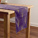 Search for purple and gold table runners Elegant