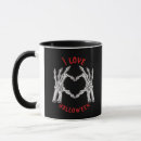 Search for skull skeleton mugs Heart hands