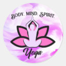 Search for body mind spirit stickers Meditation