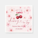 Search for cherry blossom napkins Baby girl
