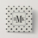 Search for polka dot pattern badges Initials
