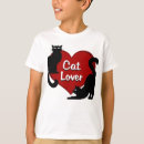 Search for cats kids tshirts Black cat