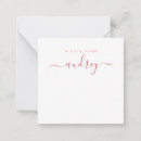 Search for plain pink note cards Chic