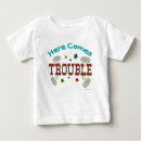 Search for here comes trouble tshirts For kids