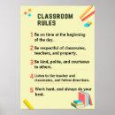 Search for rules for classroom posters Preschool