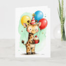 Search for giraffe birthday cards Cute animal