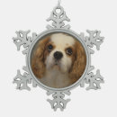 Search for cavalier king charles christmas tree decorations White