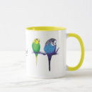 Search for green budgie mugs Blue