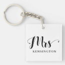 Search for future bride key rings Mrs