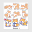 Search for cute shiba inu stickers Kawaii