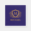 Search for navy blue monogram napkins Minimalist