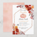 Search for burgundy 1st birthday invitations Pumpkin
