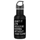 Search for video game water bottles Console