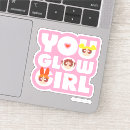 Search for cute girl power stickers Super hero