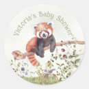 Search for red pandas stickers Watercolor