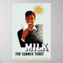 Search for vintage milk posters Wpa