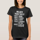 Search for welder funny womens tshirts Hourly
