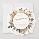 Search for fall floral bridal shower invitations Simple