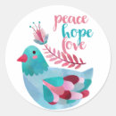 Search for love peace stickers Illustration