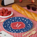 Search for red white blue stars patriotic paper plates Party