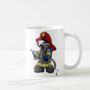 Search for cute firefighter mugs Cartoon