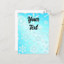 Search for snowflake postcards Winter