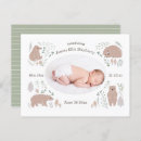 Search for woodland birth announcement cards Bear