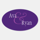 Search for purple wedding stickers Royal