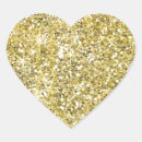 Search for gold glitter heart stickers Cute