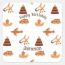 Search for brown and white stickers For kids