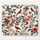 Search for mistletoe mousepads Red berries