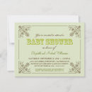 Search for lime green baby shower invitations Vintage